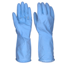 45gsm Sprayed Flocklined Household Cleaning Latex Gloves